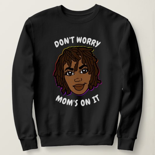 Sweatshirt MOM afro-américain (Design devant)