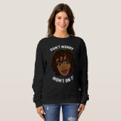 Sweatshirt MOM afro-américain (Devant entier)