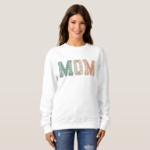 Sweatshirt MOM – Strong, Lovely, Devoted, Beautiful – Mom (Devant entier)