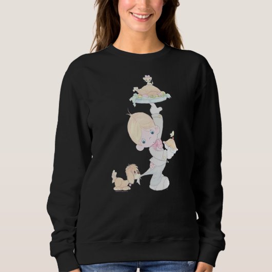 Sweatshirt Moments précieux Thanksgiving diner Doll Turquie (Devant)