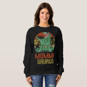 Sweatshirt Mommasaurus Rex Dinosaur Momma Saurus Family Match (Devant entier)