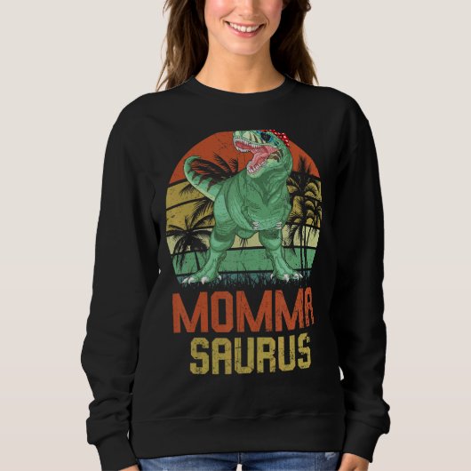 Sweatshirt Mommasaurus Rex Dinosaur Momma Saurus Family Match (Devant)