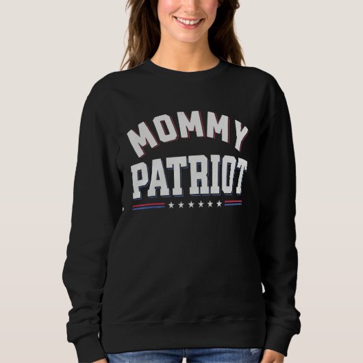 Sweatshirt Mommy Patrtiot  Matching 4th Of July For Mom (Devant)