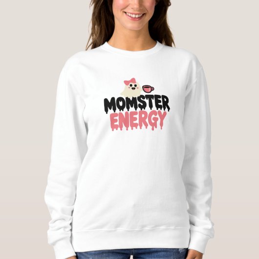 Sweatshirt Momster Energy Cute Éffrayant Halloween Ghost (Devant)