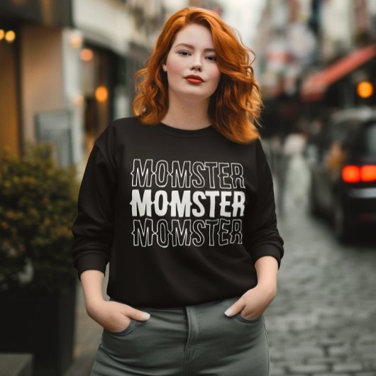 Sweatshirt Momster sweatshirt, chemise Halloween, saison Éffr