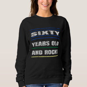 Sweatshirt Mon 60e anniversaire Idée graphique Vintage Bluepr