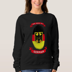 Sweatshirt Mon Adn Est Allemand Allemagne Drapeau Drapeau Nat