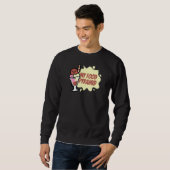 Sweatshirt Mon alimentation Pyramide crème glacée cône Joyeux (Devant entier)