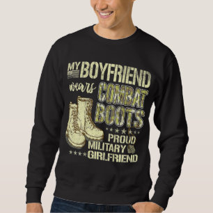 Sweatshirt Mon ami Porte Des Bottes De Combat - Militaire Gir