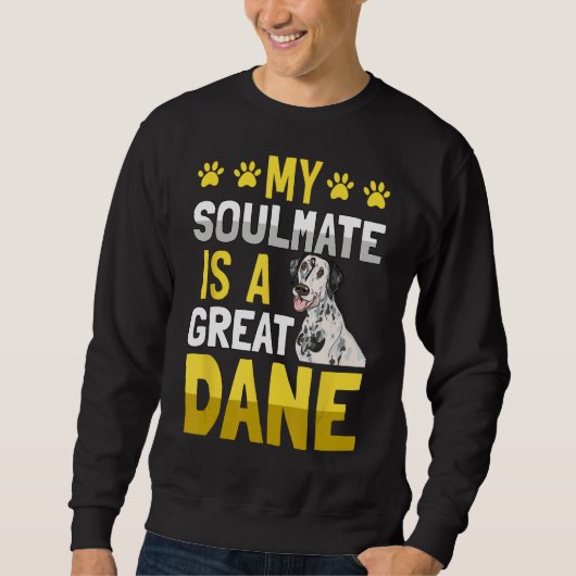 Sweatshirt Mon âne est un grand chien Danse Drôle Dit Drôle (Devant)