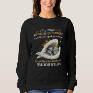 Sweatshirt Mon Ange Mon Coeur Est Plein De Souvenirs Avec Fie