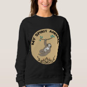 Sweatshirt Mon Animal D'Esprit Est Sloth (Devant)