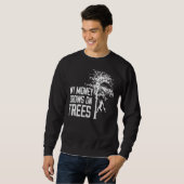 Sweatshirt Mon Argent Cultive Sur Arbres Arboristes Arbre Esc (Devant entier)