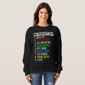 Sweatshirt Mon café de jour parfait (Devant entier)