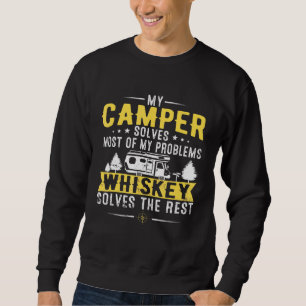 Sweatshirt Mon Camper Résout La Plupart De Mes Problèmes Whis