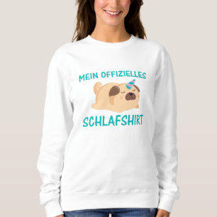 Sweatshirt Mon Carlin de chemise de sommeil officiel chien co