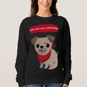 Sweatshirt Mon Carlin Est Mon Carlin Valentine-Mignonne Drôle