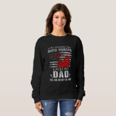 Sweatshirt Mon Chasseur De Canard Préféré M'Appelle Papa Chas (Devant entier)