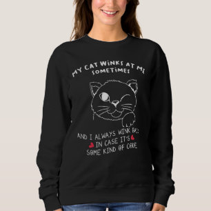 Sweatshirt Mon Chat Me Tire Parfois - Chat