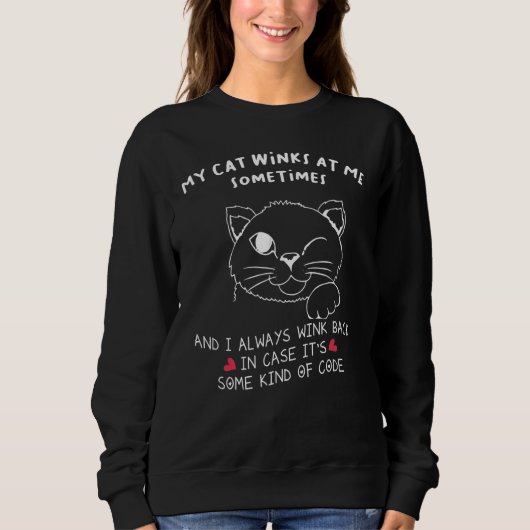 Sweatshirt Mon Chat Me Tire Parfois - Chat (Devant)