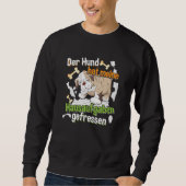 Sweatshirt Mon chien a mangé mes devoirs - Citation d'apprent (Devant)