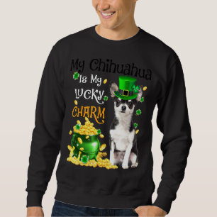 Sweatshirt Mon Chihuahua Est Mon Charme Chanceux Belle Chien 