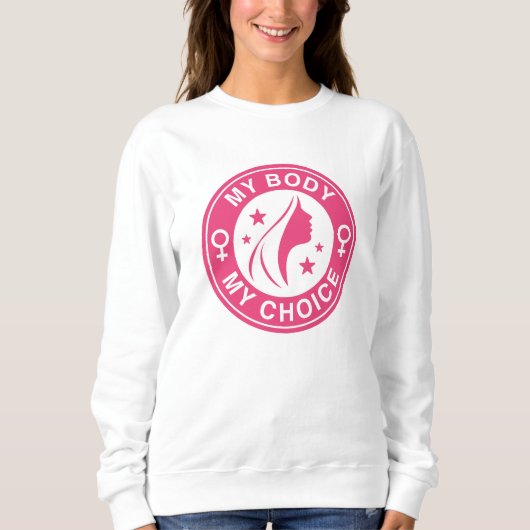 Sweatshirt Mon corps Mon choix (Devant)