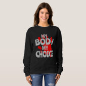 Sweatshirt Mon corps Mon choix (Devant entier)