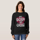 Sweatshirt Mon corps Mon choix (Devant entier)