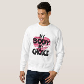 Sweatshirt Mon corps Mon choix (Devant entier)