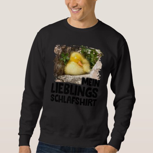 Sweatshirt Mon Dormir Préféré Poussins Canards (Devant)