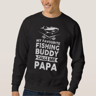 Sweatshirt Mon Épouse De Pêche Préférée M'Appelle Papa Fish