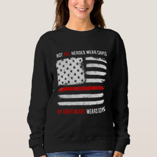 Sweatshirt Mon Épouse Porte Des Écrubs Infirmière Soins De Sa
