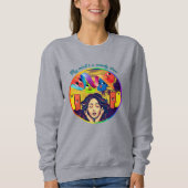Sweatshirt Mon esprit est un spectacle comique (Devant)