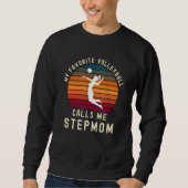 Sweatshirt Mon Favori Volleyball Stepmaman (Devant)