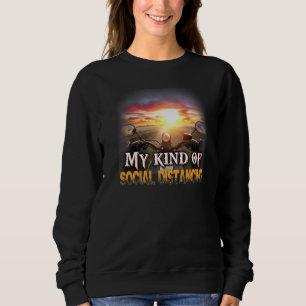 Sweatshirt Mon Genre De Distances Sociales Moto Motorcycle Qu