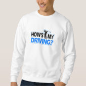 Sweatshirt Mon golf de conduite de Pun (Devant)