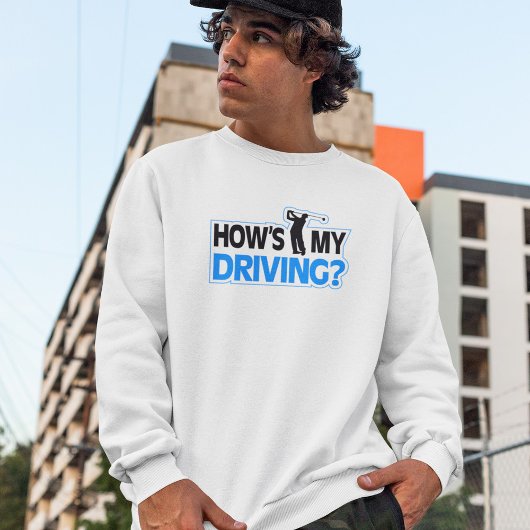 Sweatshirt Mon golf de conduite de Pun
