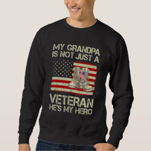 Sweatshirt Mon Grand-Père Pas Seulement Vétérinaire Il Est Hé