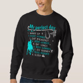Sweatshirt Mon Idéal Cheval De Jour Mignonne (Devant)