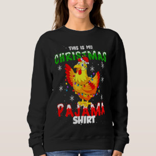 Sweatshirt Mon jambon de Noël Poulet
