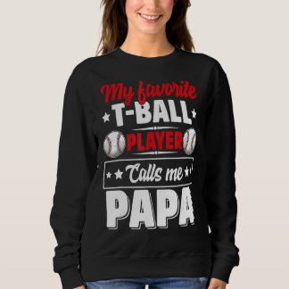 Sweatshirt Mon Joueur Favori De Boule M'Appelle Papa Maître P