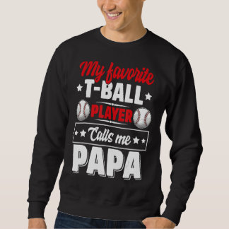 Sweatshirt Mon Joueur Favori De Boule M'Appelle Papa Maître P