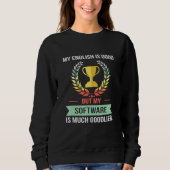 Sweatshirt Mon logiciel Goodlier Software Developer Program (Devant)