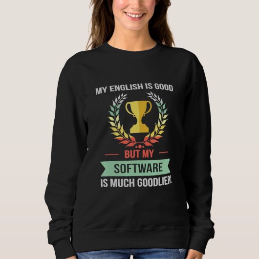 Sweatshirt Mon logiciel Goodlier Software Developer Program (Devant)