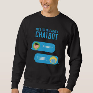 Sweatshirt Mon meilleur ami est une intelligence artificielle