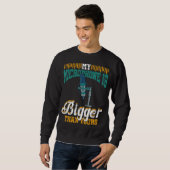 Sweatshirt Mon Microphone Est Plus Gros Que Le Podcast De Vot (Devant entier)