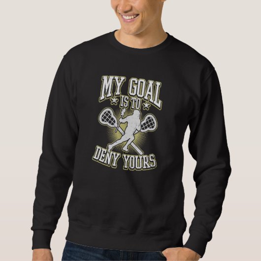 Sweatshirt Mon objectif nie votre lx (Devant)