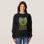 Sweatshirt Mon oncle, ça a été dur sans toi (Devant entier)