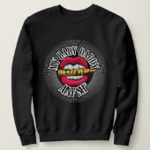 Sweatshirt Mon papa de bébé n'est pas chut (Design devant)